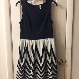 Navy Xhiliration Dress Size Lg